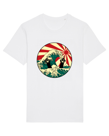 Great Wave Cat White