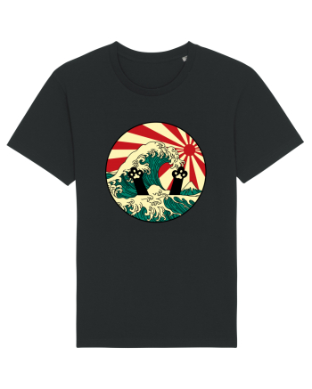 Great Wave Cat Black