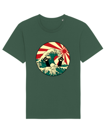 Great Wave Cat Bottle Green