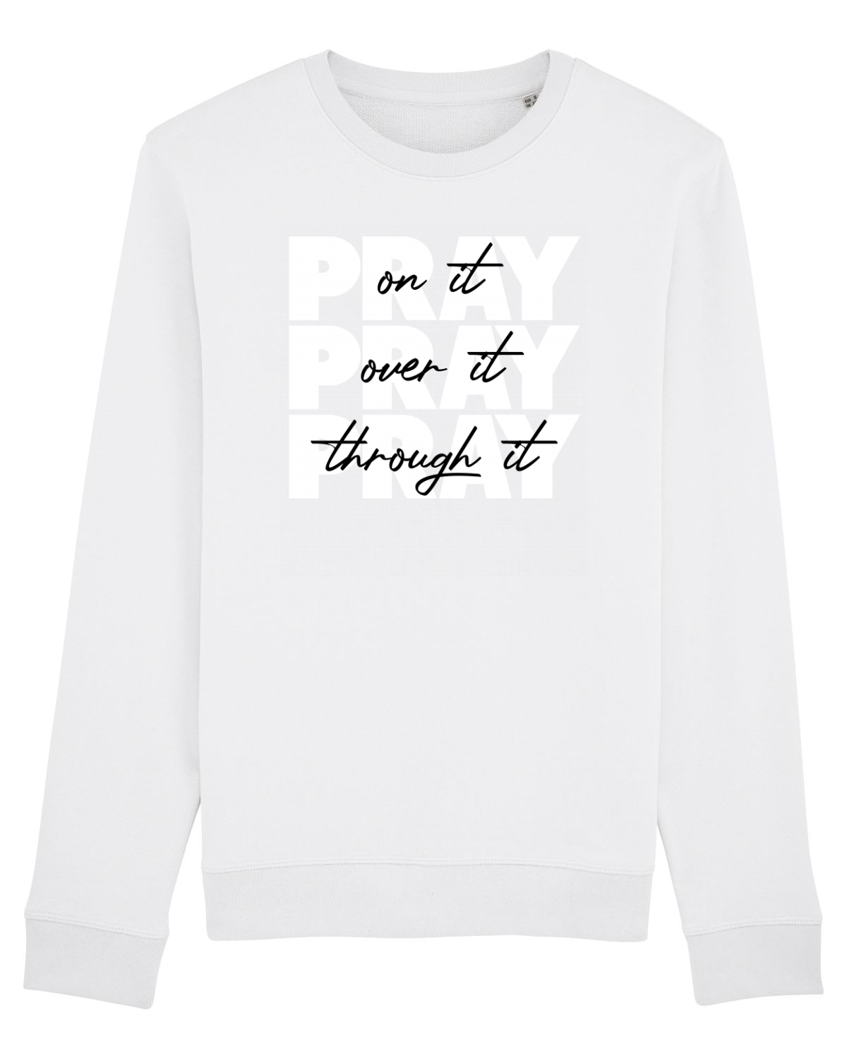 Bluză mânecă lungă Unisex Rise White