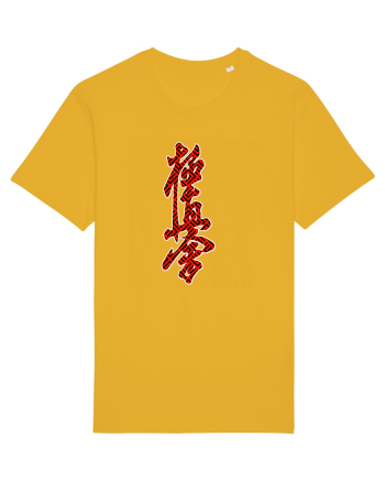 Kyokushin Karate Kanji Spectra Yellow