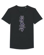 Kyokushin Karate Kanji Tricou mânecă scurtă guler larg Bărbat Skater