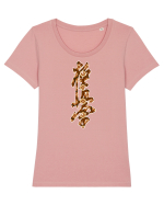 Kyokushin Karate Kanji Tricou mânecă scurtă guler larg fitted Damă Expresser