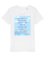 Cele mai bune lucruri din viața ta apar când te aștepți mai puțin.  Tricou mânecă scurtă  Copii Mini Creator