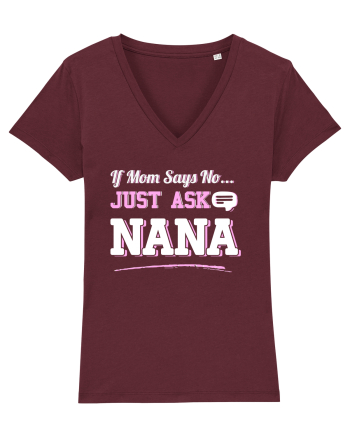 ASK NANA Burgundy
