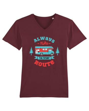 Always Take the Scenic Route Burgundy