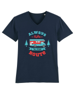 Always Take the Scenic Route Tricou mânecă scurtă guler V Bărbat Presenter