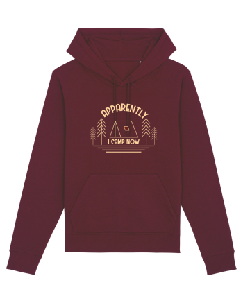 Apparently I Camp Now Burgundy