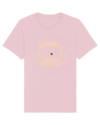 Apparently I Camp Now Cotton Pink