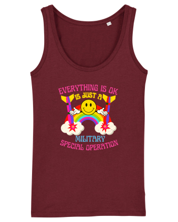 Everything Is Ok Burgundy