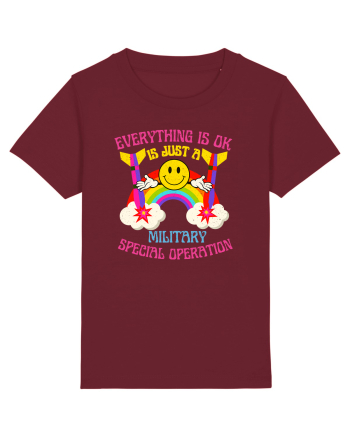 Everything Is Ok Burgundy