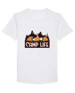 Camp Life Tricou mânecă scurtă guler larg Bărbat Skater