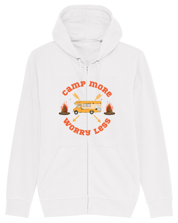 Camp More Worry Less White