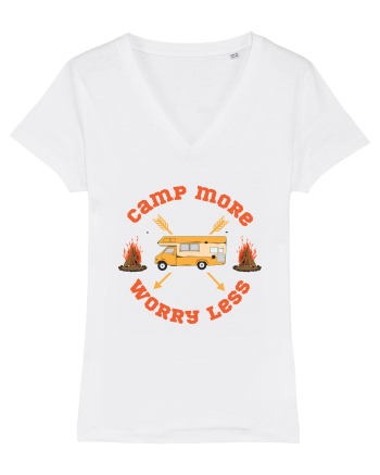 Camp More Worry Less White