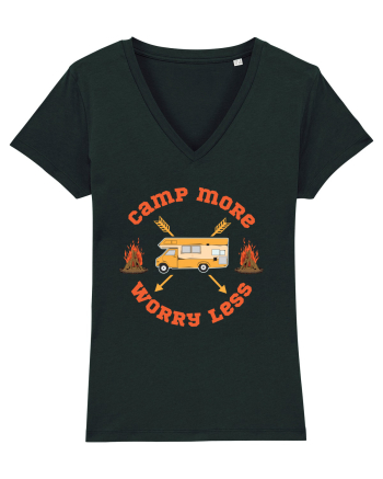 Camp More Worry Less Black
