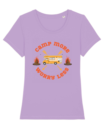 Camp More Worry Less Lavender Dawn