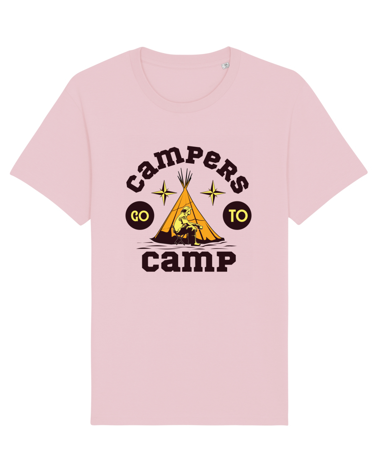 Tricou mânecă scurtă Unisex Rocker Cotton Pink