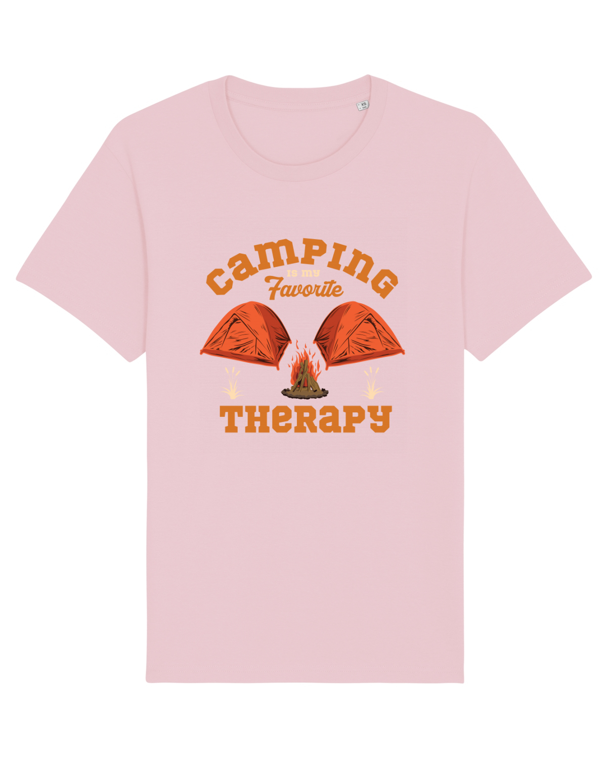 Tricou mânecă scurtă Unisex Rocker Cotton Pink