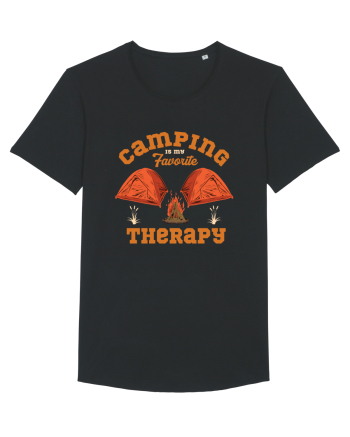 Camping is My Favorite Therapy Black