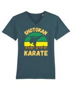 Shotokan Karate Tricou mânecă scurtă guler V Bărbat Presenter
