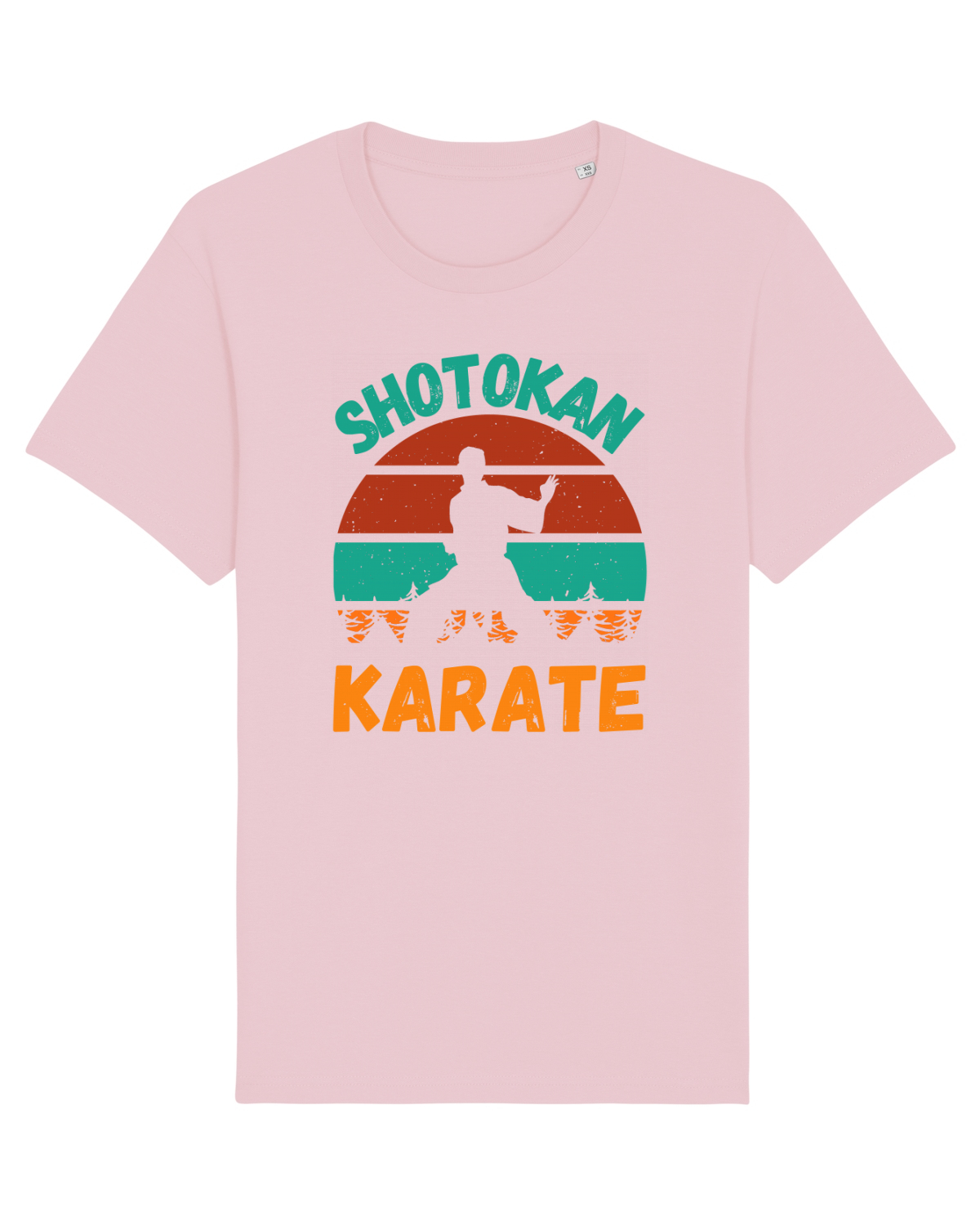 Tricou mânecă scurtă Unisex Rocker Cotton Pink