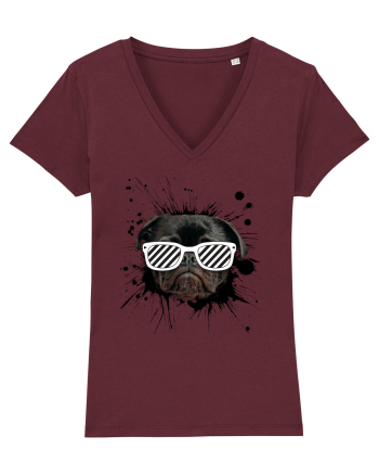 Mops Burgundy