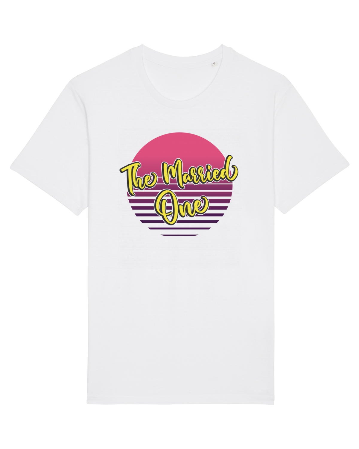 Tricou mânecă scurtă Unisex Rocker White