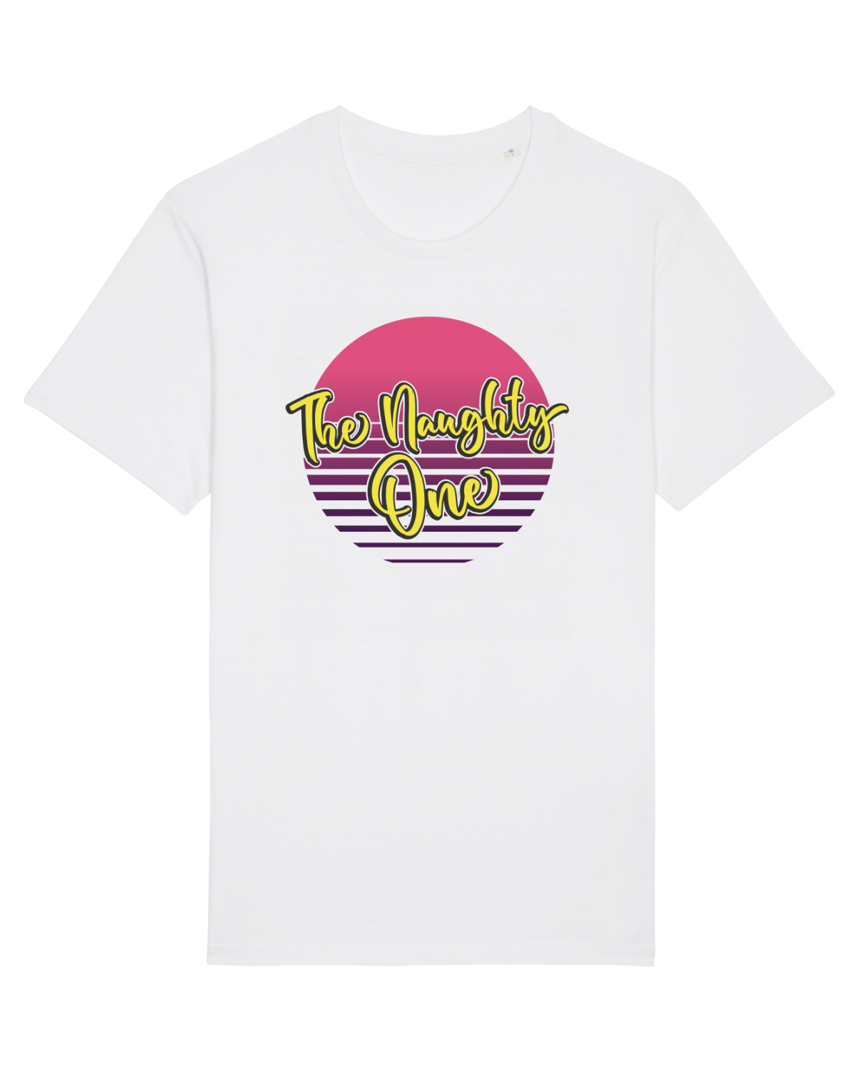 Tricou mânecă scurtă Unisex Rocker White