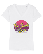 Girls party - The sweet one Tricou mânecă scurtă guler V Damă Evoker