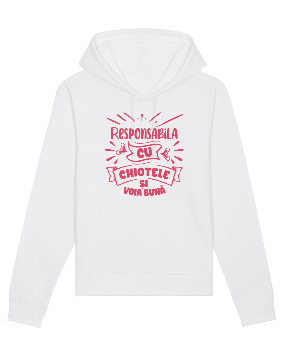 Hanorac Unisex Drummer White