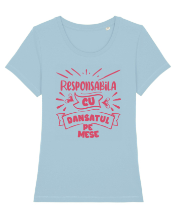 Responsabila cu dansatul pe mese Sky Blue