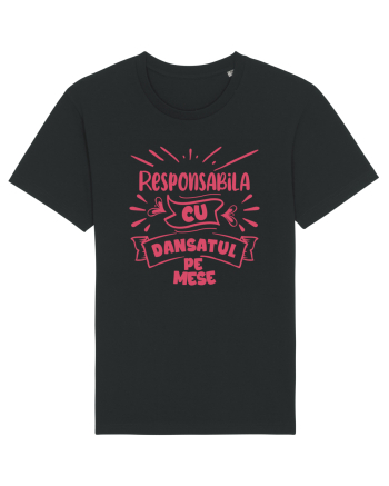 Responsabila cu dansatul pe mese Black