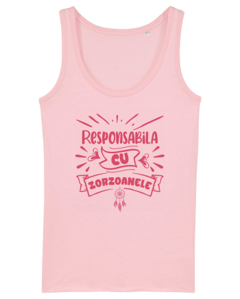 Responsabila cu zorzoanele Cotton Pink