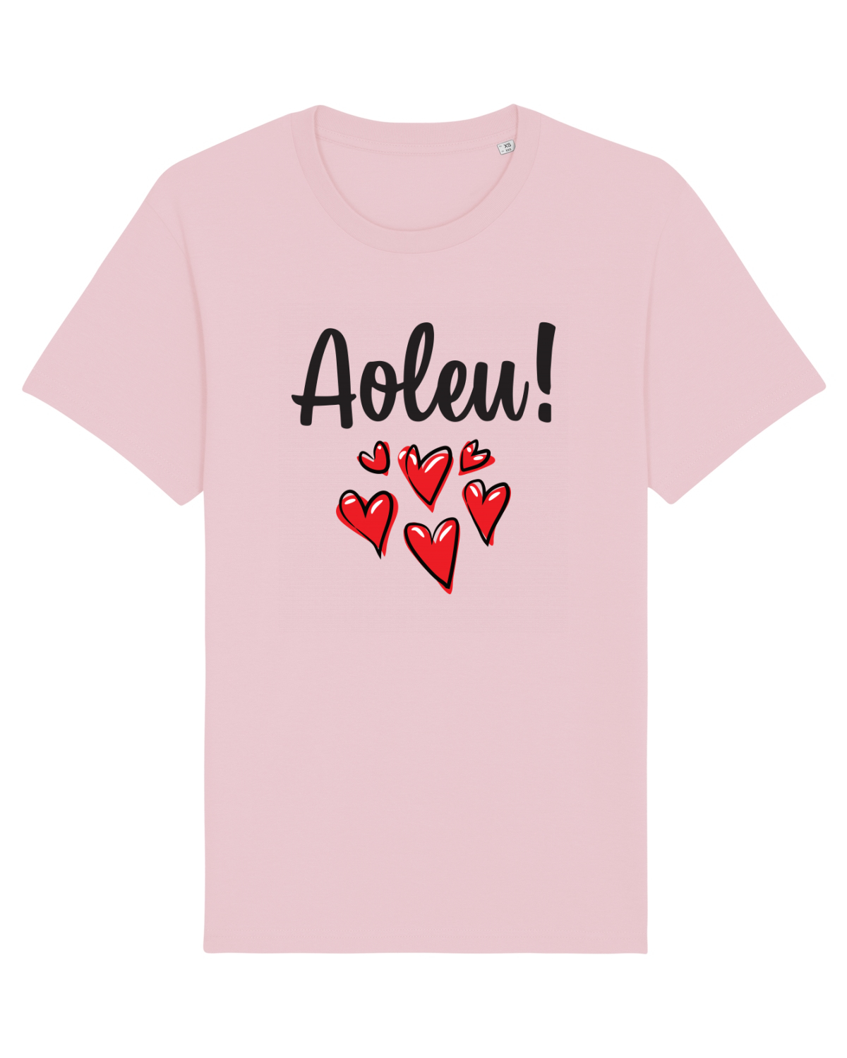 Tricou mânecă scurtă Unisex Rocker Cotton Pink