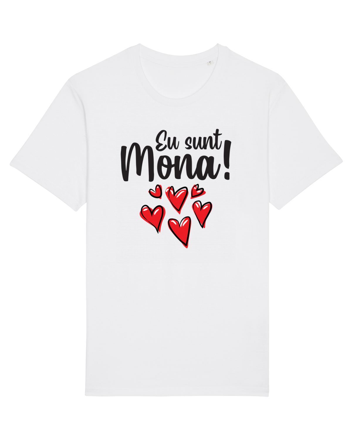 Tricou mânecă scurtă Unisex Rocker White