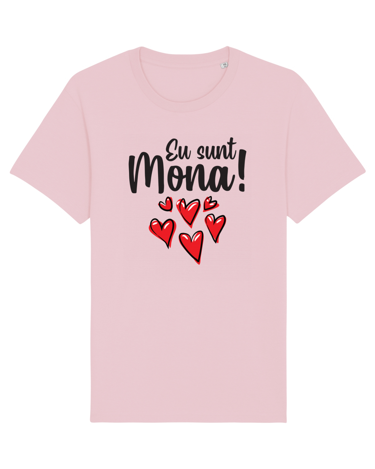 Tricou mânecă scurtă Unisex Rocker Cotton Pink