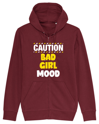 Caution - bad girl mood Burgundy