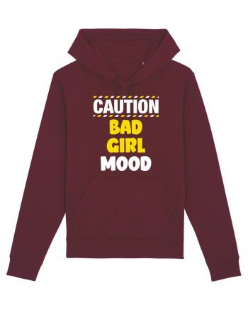 Caution - bad girl mood Burgundy