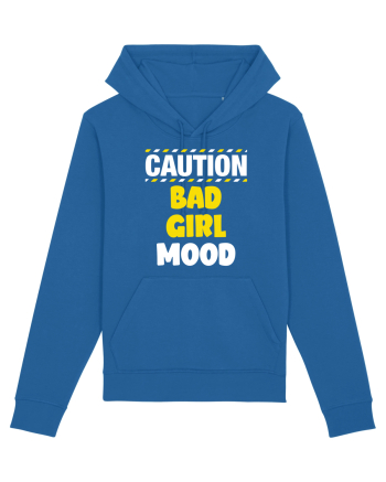 Caution - bad girl mood Royal Blue