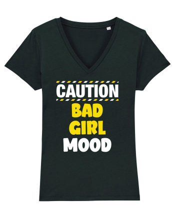 Caution - bad girl mood Black