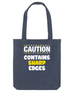 Caution - contains sharp edges Sacoșă textilă