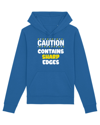 Caution - contains sharp edges Royal Blue