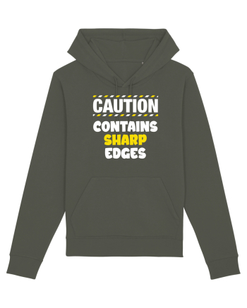 Caution - contains sharp edges Khaki
