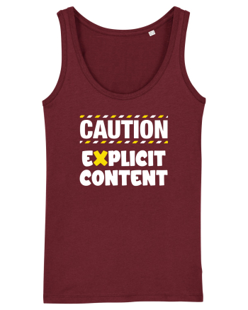 Caution - explicit content Burgundy