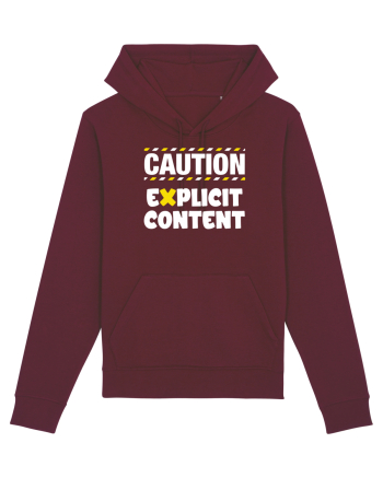 Caution - explicit content Burgundy