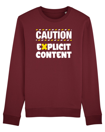Caution - explicit content Burgundy