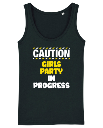Caution - girls party in progress Black