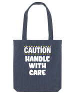 Caution - handle with care Sacoșă textilă