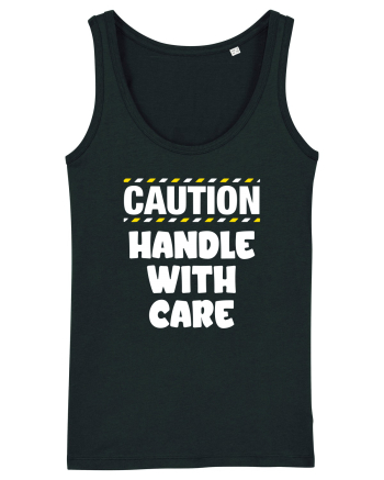 Caution - handle with care Black