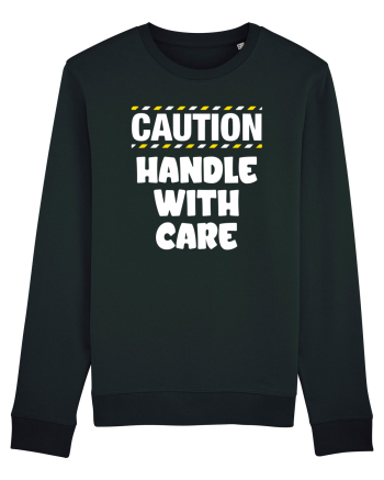 Caution - handle with care Black